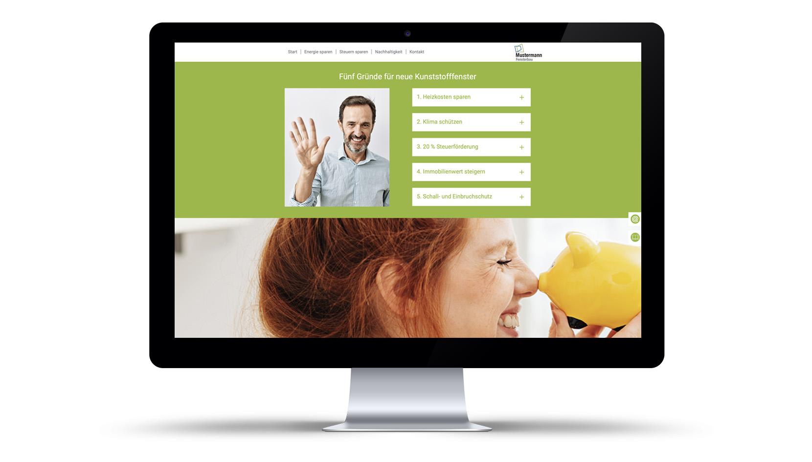 Ihre Individuelle Landingpage: das-fenster-kanns.de/Ihre-Firma